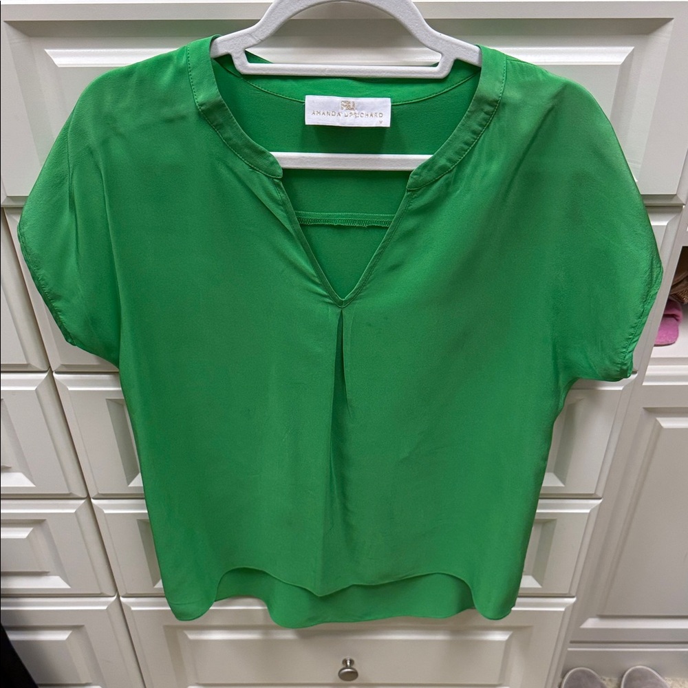 Amanda Uprichard  Green Women's Top
